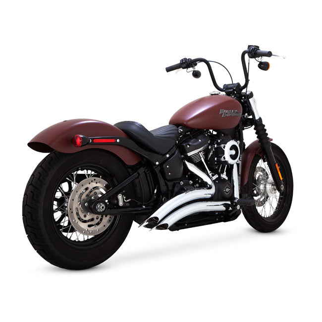 Vance & Hines Big Radius Exhaust, Chrome - 18+ Softail (Street bob/Heritage) Full Exhaust System Vance & Hines