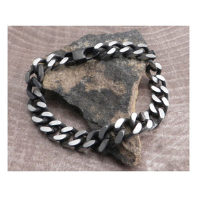 Amigaz Cuban Flat File Stainless Steel Bracelet Biker Jewelry Amigaz