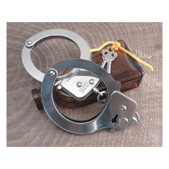 Amigaz Metal Handcuffs With Keys Biker Jewelry Amigaz