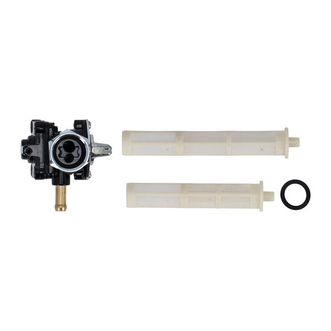 Oem Style Vacuum Petcock. Black Petcocks Mcs