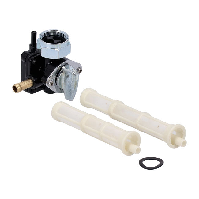 Oem Style Vacuum Petcock. Black Petcocks Mcs