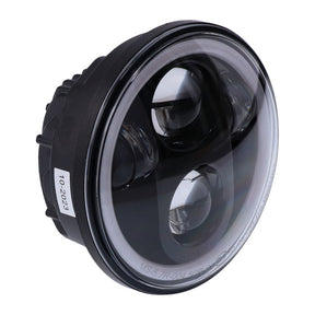 Bright, 5.3/4" Led Headlamp Unit. Black Headlamps Mcs