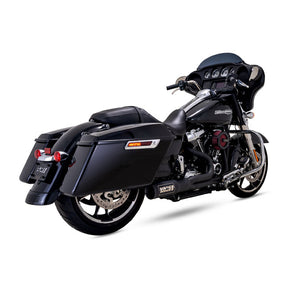 Vance & Hines Exhaust 2 1 Blk.Ss.17+Fl Full Exhaust System Vance & Hines