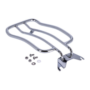 Solo Seat Luggage Rack, 7". Chrome Luggage Racks Mcs