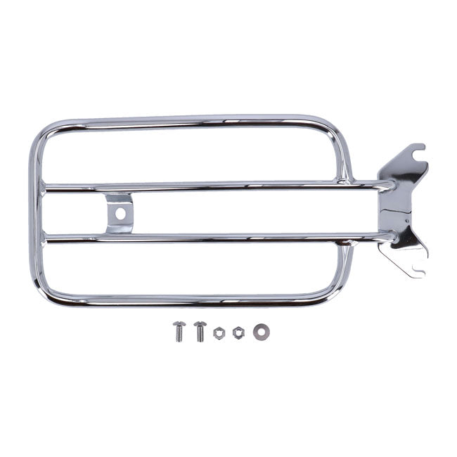 Solo Seat Luggage Rack, 7". Chrome Luggage Racks Mcs
