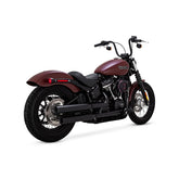 Vance & Hines Slip-On Eliminator 300, Black - 18+ Softail Exhaust Slip-Ons And Mufflers Vance & Hines