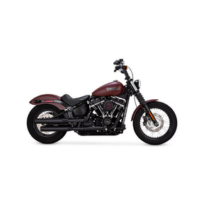Vance & Hines Slip-On Eliminator 300, Black - 18+ Softail Exhaust Slip-Ons And Mufflers Vance & Hines