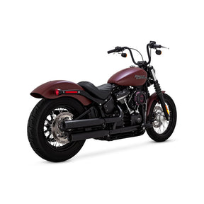 Vance & Hines Slip-On Eliminator 300, Black - 18+ Softail Exhaust Slip-Ons And Mufflers Vance & Hines