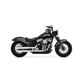 Vance & Hines Slip-On Eliminator 300, Chrome - 18+ Softail Exhaust Slip-Ons And Mufflers Vance & Hines