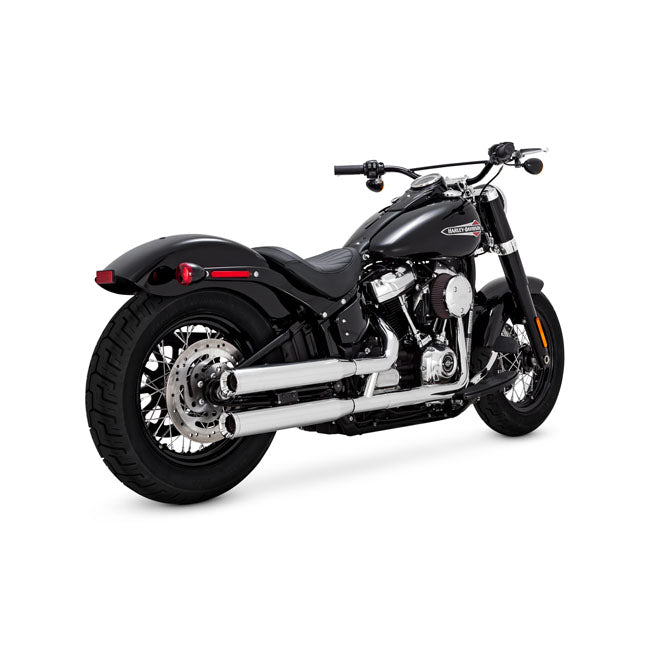 Vance & Hines Slip-On Eliminator 300, Chrome - 18+ Softail Exhaust Slip-Ons And Mufflers Vance & Hines