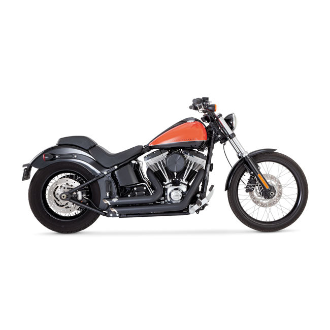 Vance & Hines, 2-1/2" shortshots staggered exh. PCX. black Full Exhaust System Vance & Hines