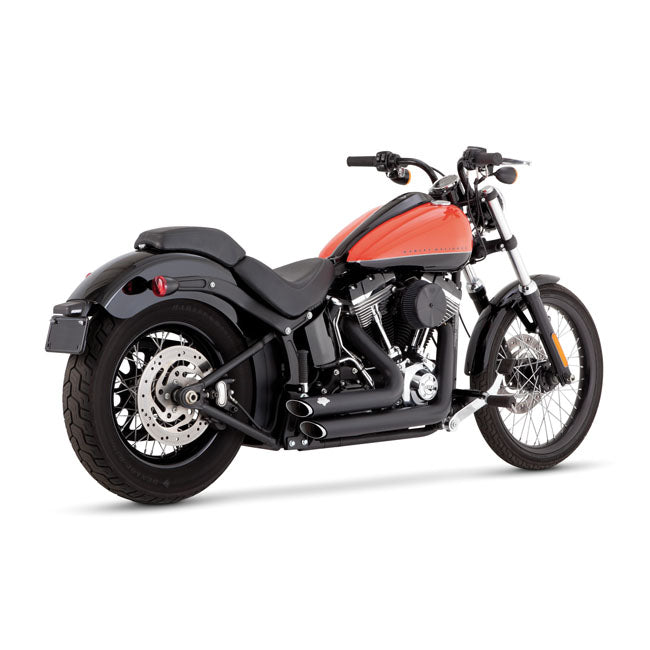 Vance & Hines, 2-1/2" shortshots staggered exh. PCX. black Full Exhaust System Vance & Hines