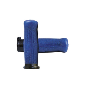 Avon Old School grips coke bottle look, blue sparkle Grips Avon Grips