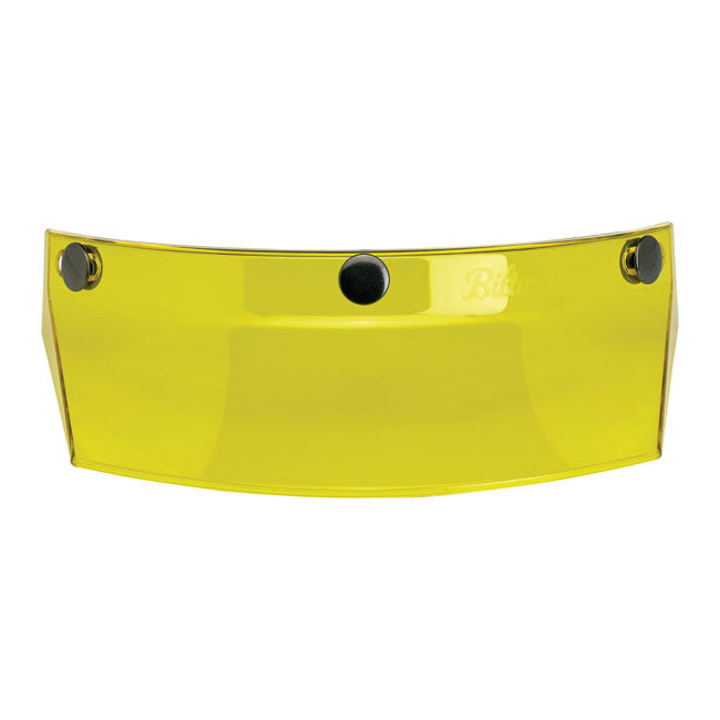 Biltwell Moto peak yellow translucent Helmets Biltwell