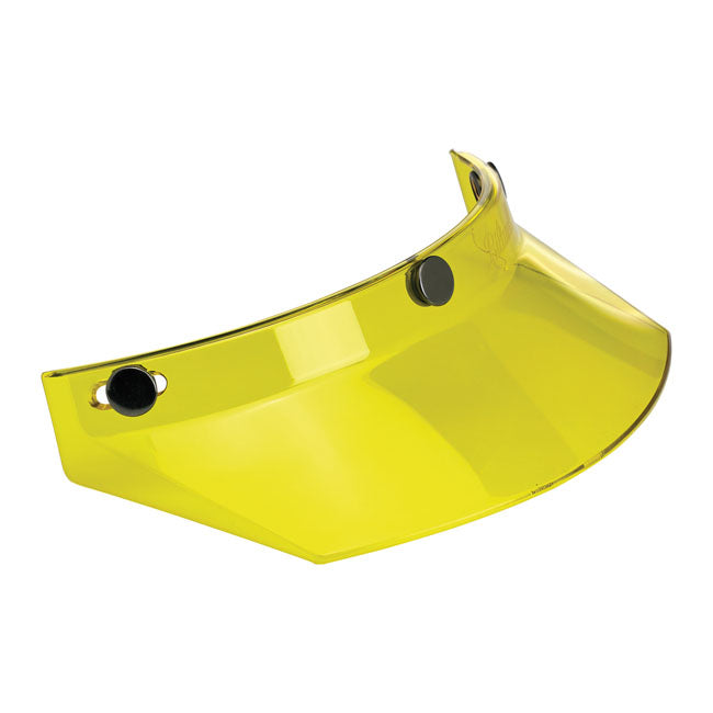 Biltwell Moto peak yellow translucent Helmets Biltwell