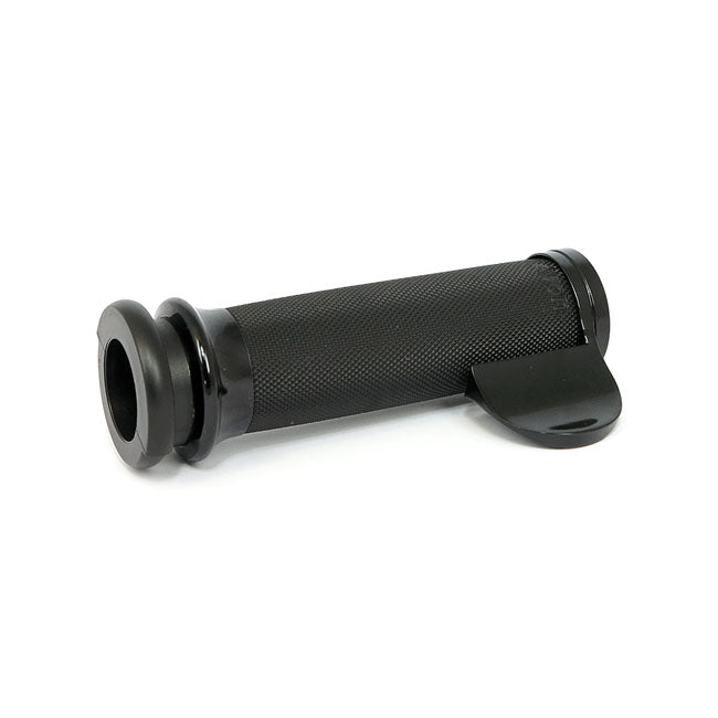 Avon throttle assist end cap Custom Contour, black anodized Throttle Boss Avon Grips