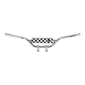 Biltwell Moto Bar Pad Checkers / Script Black Handlebar Misc Biltwell