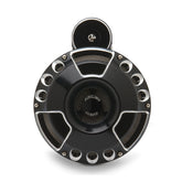 Arlen Ness, billet horn kit, Deep Cut. Black CC Horns Arlen Ness