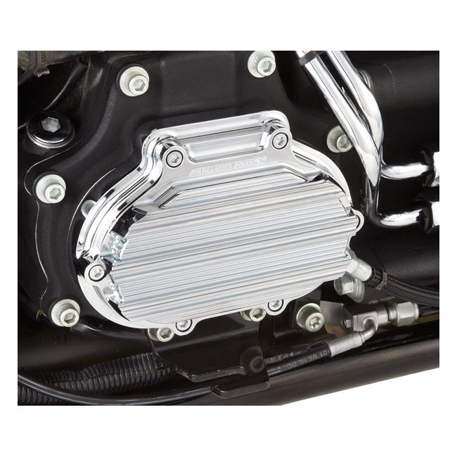 Arlen Ness 10-Gauge® Cable Transmission Side Covers, Chrome Transmission End Covers Arlen Ness