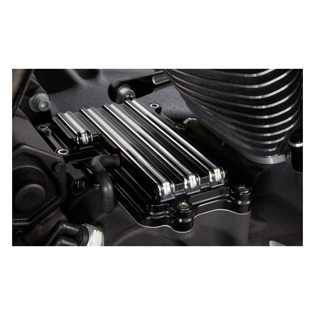 Arlen Ness 10-Gauge® Transmission Top Covers, Black - Twin Cam Transmission Top Covers Arlen Ness