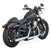 Vance & Hines, Twin slash 3" slip-on PCX mufflers. chrome Exhaust Slip-Ons And Mufflers Vance & Hines