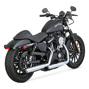 Vance & Hines, Twin slash 3" slip-on PCX mufflers. chrome Exhaust Slip-Ons And Mufflers Vance & Hines