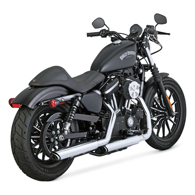 Vance & Hines, Twin slash 3" slip-on PCX mufflers. chrome Exhaust Slip-Ons And Mufflers Vance & Hines