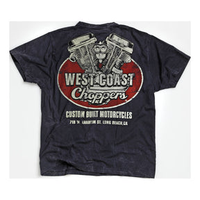 WCC Panhead vintage t-shirt navy T-Shirt West Coast Choppers