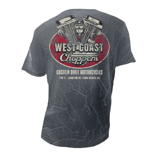 WCC Panhead vintage t-shirt navy T-Shirt West Coast Choppers