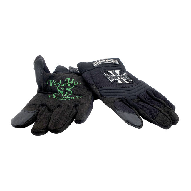 WCC Riding gloves black Gloves West Coast Choppers