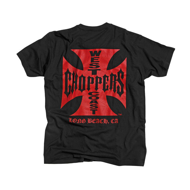 WCC OG Classic t-shirt black/red T-Shirt West Coast Choppers