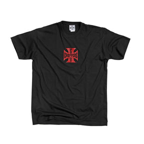 WCC OG Classic t-shirt black/red T-Shirt West Coast Choppers