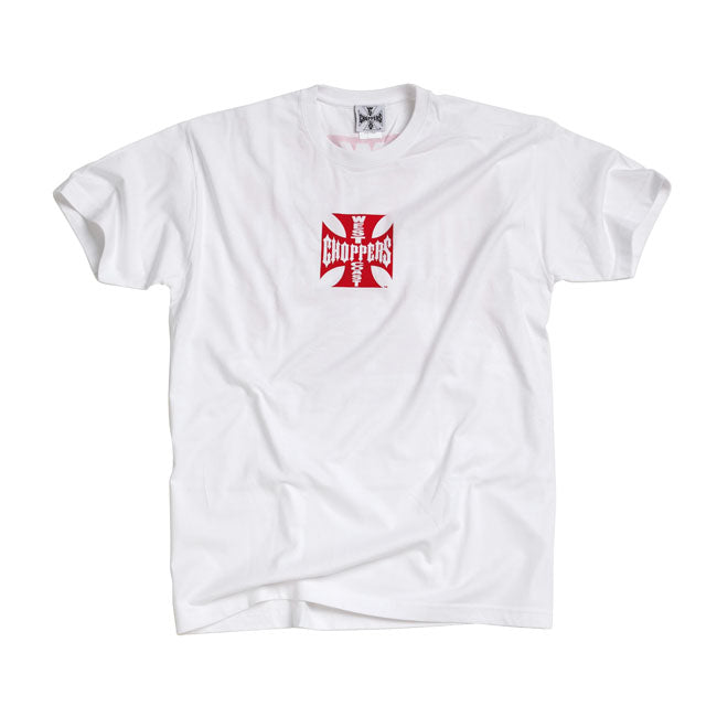 WCC OG Classic t-shirt white/red T-Shirt West Coast Choppers