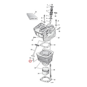 Dowel Pin, Cylinder/Transm. Trap Door Dowel Pins Mcs