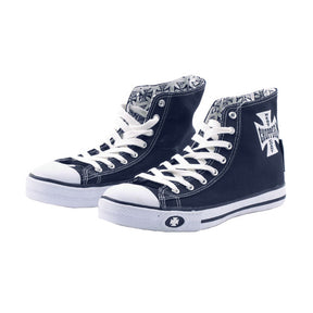 WCC Warrior hi-tops shoes navy Shoes West Coast Choppers
