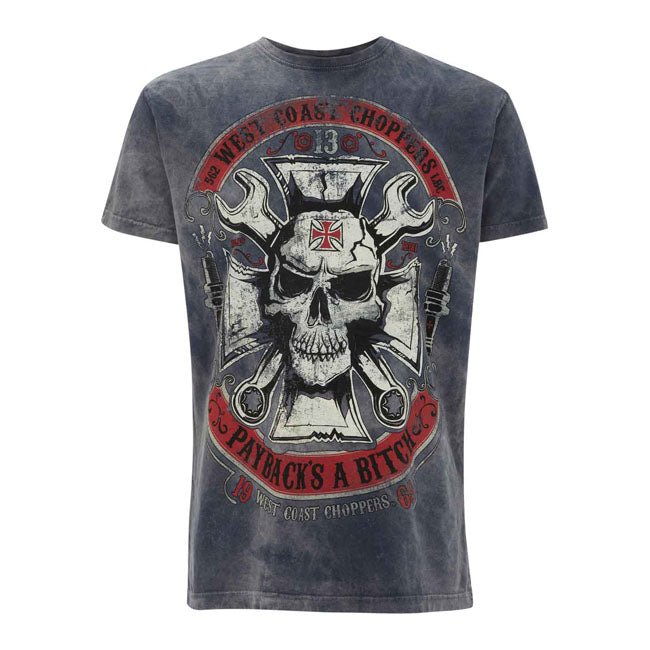 WCC Mechanic T-shirt vintage blue T-Shirt West Coast Choppers