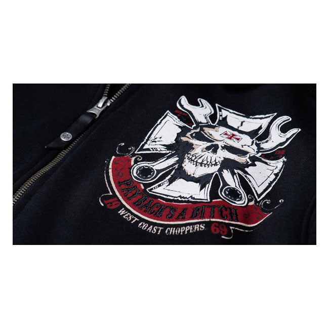 WCC Mechanic zip hoodie black Hoodies West Coast Choppers
