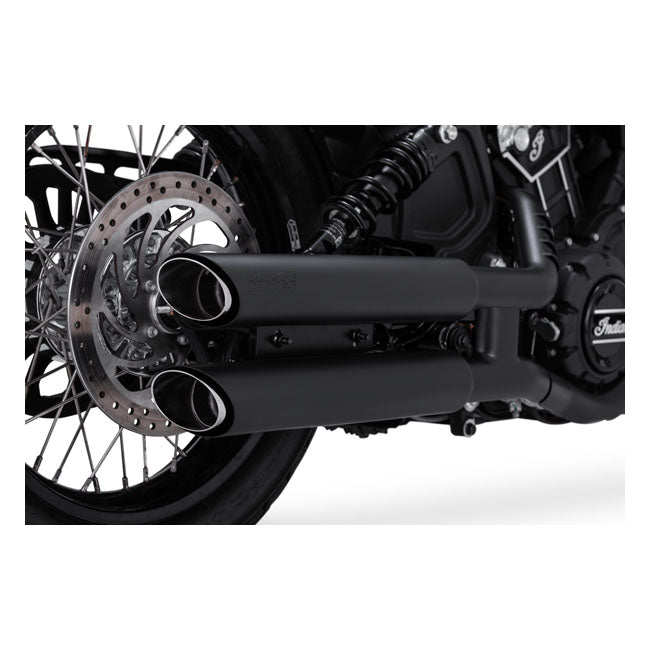 Vance & Hines Slip-On Twin Slash 3", Black - 15+ Scout Exhaust Slip-Ons And Mufflers Vance & Hines