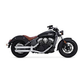Vance & Hines Slip-On Twin Slash 3", Chrome - Scout Exhaust Slip-Ons And Mufflers Vance & Hines