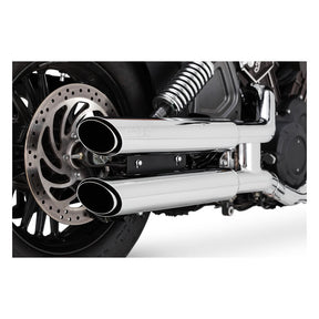Vance & Hines Slip-On Twin Slash 3", Chrome - Scout Exhaust Slip-Ons And Mufflers Vance & Hines