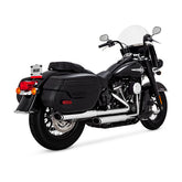 Vance & Hines Slip-On Twin Slash 3", Chrome - 18-22 18+ Softail (Heritage) Exhaust Slip-Ons And Mufflers Vance & Hines
