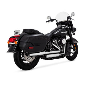Vance & Hines Slip-On Twin Slash 3", Chrome - 18-22 18+ Softail (Heritage) Exhaust Slip-Ons And Mufflers Vance & Hines
