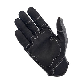 Biltwell Moto Gloves, Grey/Black Gloves Biltwell