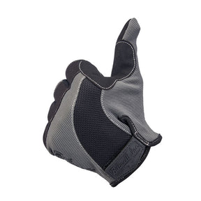Biltwell Moto Gloves, Grey/Black Gloves Biltwell