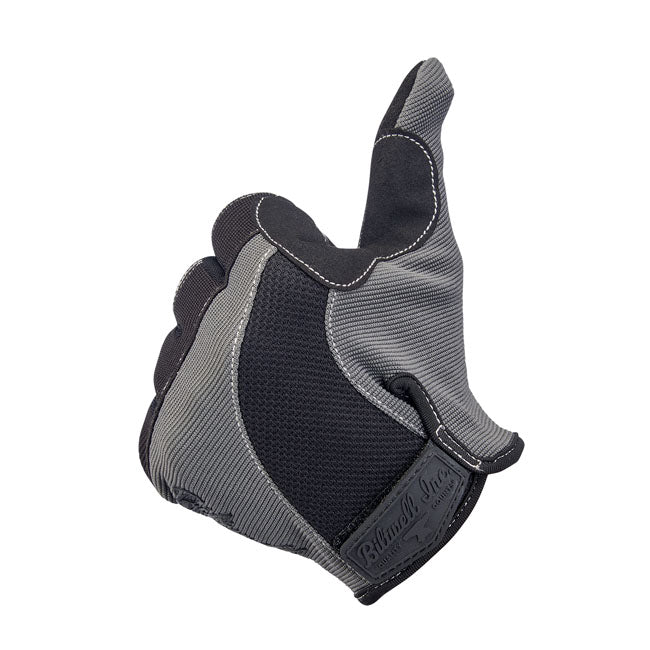 Biltwell Moto Gloves, Grey/Black Gloves Biltwell