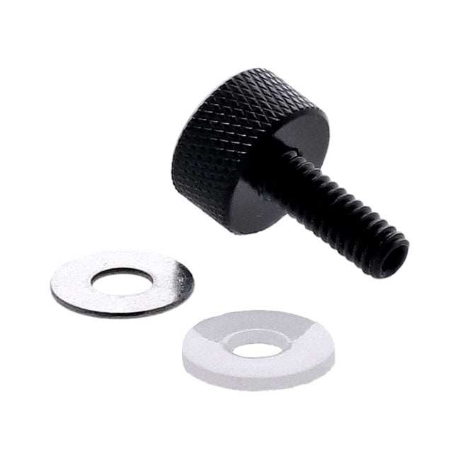 Thumb Screw Kit For Seat. Low Profile. Black Seat Mount Parts Mcs