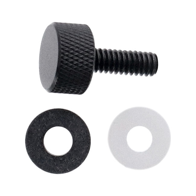 Thumb Screw Kit For Seat. Low Profile. Black Seat Mount Parts Mcs
