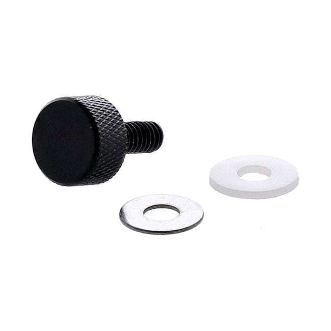 Thumb Screw Kit For Seat. Low Profile. Black Seat Mount Parts Mcs