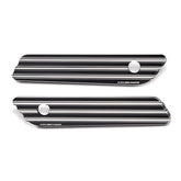 Arlen Ness 10-Gauge® Saddlebag Latch Covers, Black - 14-24 Touring Latch Covers Arlen Ness