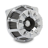 Arlen Ness 10-Gauge® Inverted Series Air Cleaner, Chrome - 17-23 Milwaukee 8 Air Cleaner Arlen Ness